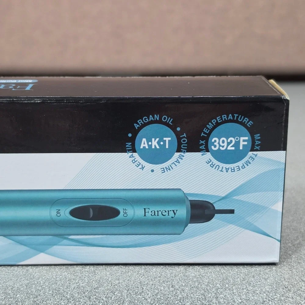 Farery Mini Curling Brush Women 3/4 Inch New Travel Thermal Iron FA019B